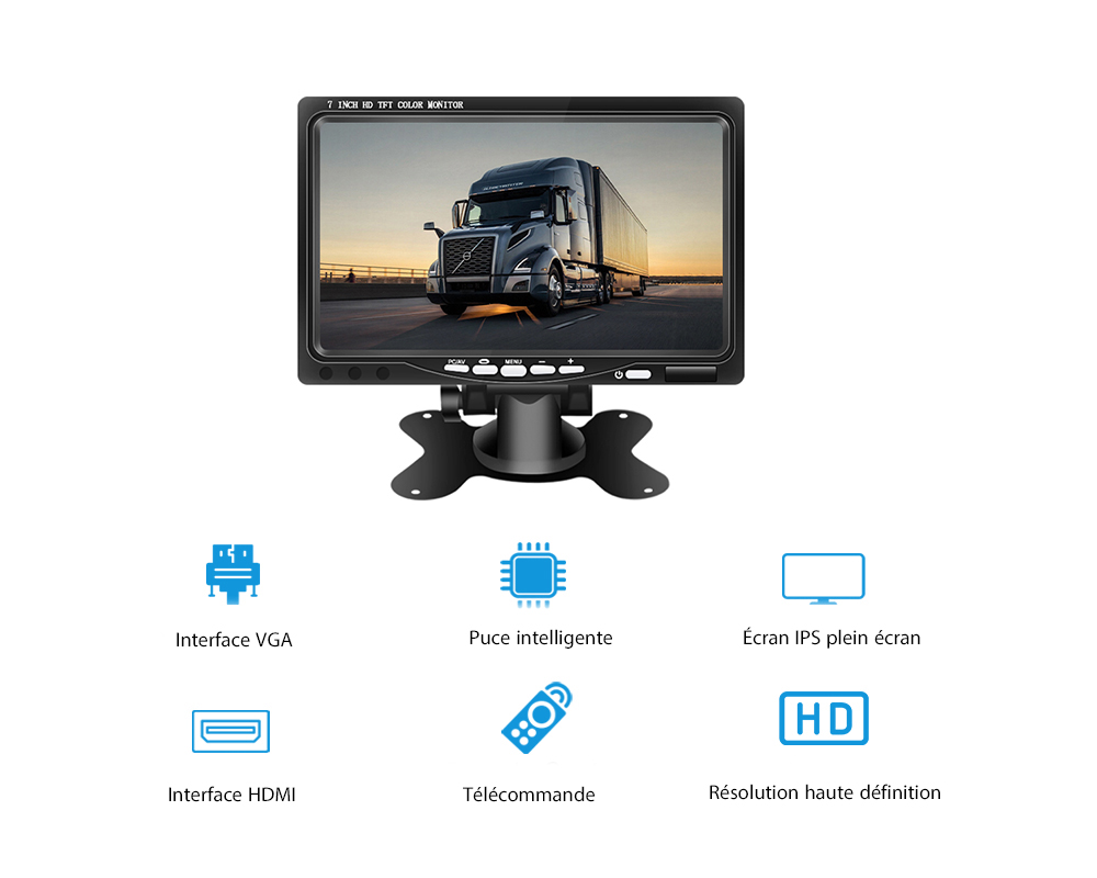 Moniteur embarqué HDMI/VGA