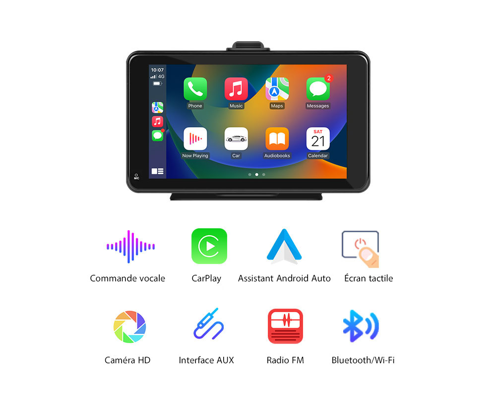 Système de moniteur CarPlay PND embarqué