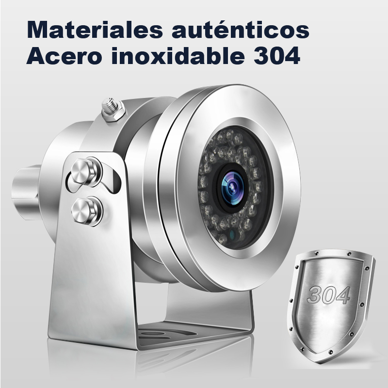 Cámara AHD antiexplosiva de acero inoxidable
