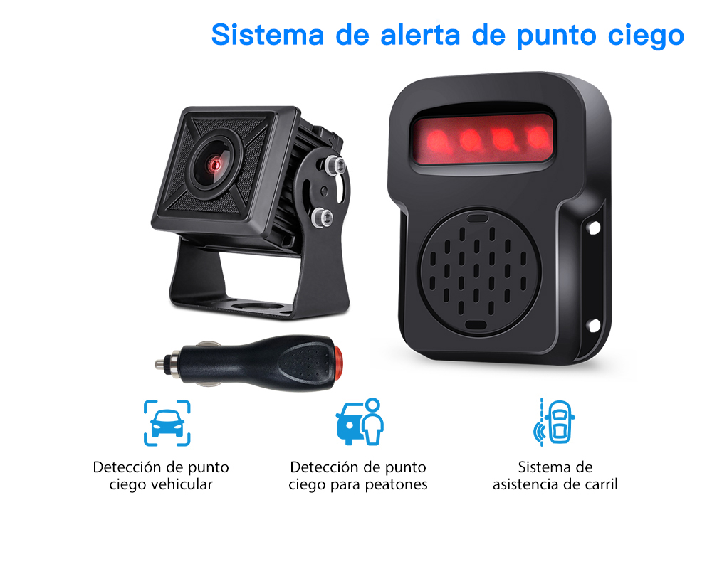 Sistema de advertencia de puntos ciegos BSD para vehículos