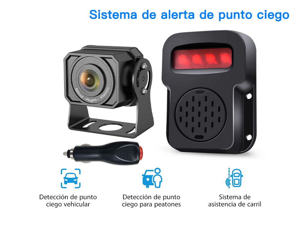 Sistema de cámara de aviso BSD para camiones