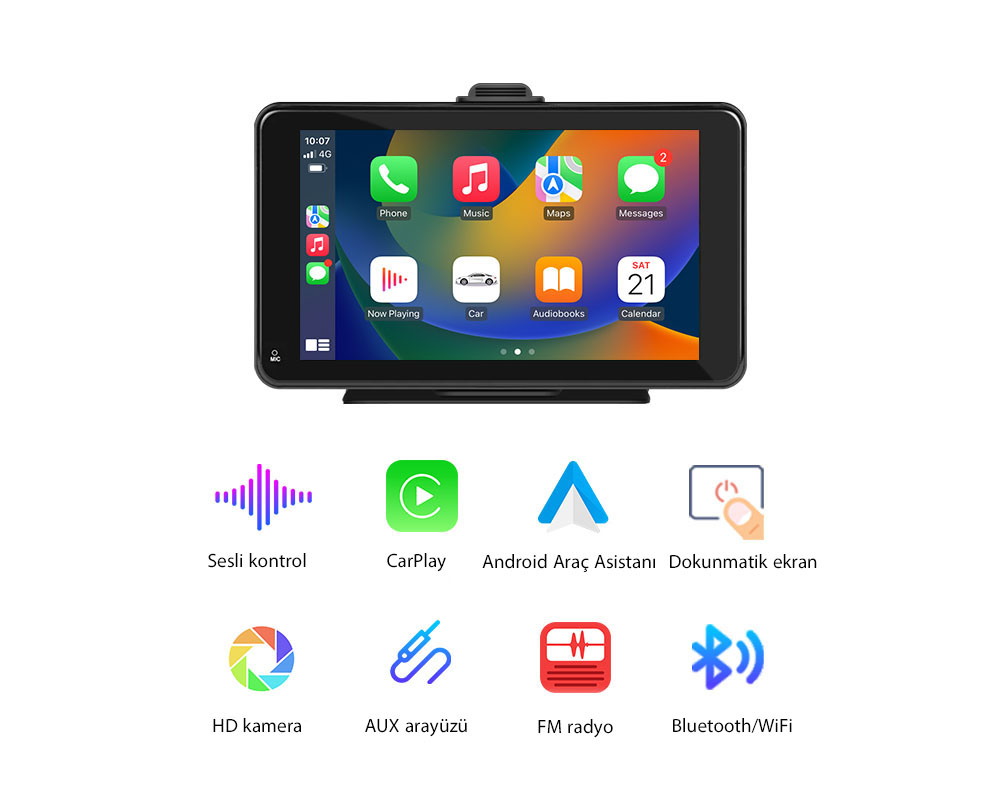 Araç PND CarPlay Monitör Sistemi